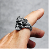 Dark King Skull Ring