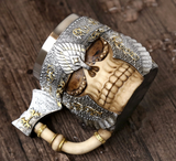 Viking Warrior Stainless Steel Mug Skull