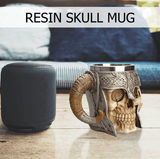 450ml Viking Warrior Skull Beer Mug Drinkware Viking Warriors