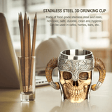 450ml Viking Warrior Skull Beer Mug Drinkware Viking Warriors