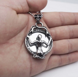 Gothic Mirror Pendant Necklace