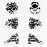 Dark King Skull Ring