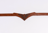 Viking Medieval Embossed Leather Headband