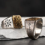 925 Silver Viking Valknut Ring ring Viking Warriors
