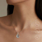 925 Sterling Silver Abalone Shell Raven Moon Necklace Viking Warriors