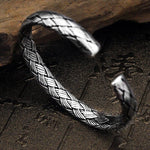 925 Sterling Silver Vikings Braided Bracelet Bracelets Viking Warriors