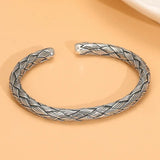 925 STERLING SILVER VIKINGS BRAIDED BRACELET Bracelets Viking Warriors