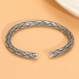 925 STERLING SILVER VIKINGS BRAIDED BRACELET Bracelets Viking Warriors