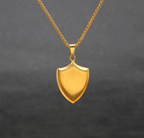 Warrior Shield Pendant Necklace