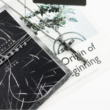 Vintage Gothic Skull Cross Necklace