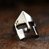 Stainless Steel Spartan Helmet Rings