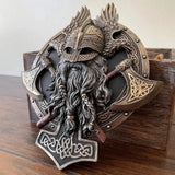 Viking Berserker Double Axe Wall Plaque