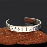 Viking Dragon Cuff Bracelet - Norse Knotwork Bangle