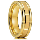 Modern Double Groove Rings