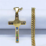Saint Benedict Cross Necklace