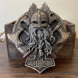 Viking Berserker Double Axe Wall Plaque