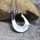 Hawaiian Hook Pendant Makau Necklace