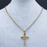 Saint Benedict Cross Necklace