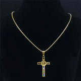 Saint Benedict Cross Necklace