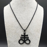 Satanic Cross Pendant Necklace – Occult Jewelry