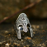 Stainless Steel Spartan Helmet Rings