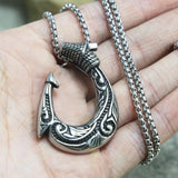 Hawaiian Hook Pendant Makau Necklace