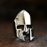 Stainless Steel Spartan Helmet Rings