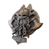 Viking Berserker Double Axe Wall Plaque