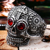 Gothic Cross Skull Ring