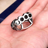 Stainless Steel Knuckle Dusters Ring