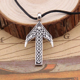 Tyr Tiwaz Rune Pendant Necklace – Norse God of War Amulet