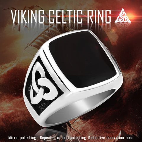 Triquetra Symbol Viking Ring