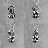 Anger Fist Pendant Necklace