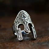 Stainless Steel Spartan Helmet Rings