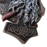 Viking Berserker Double Axe Wall Plaque