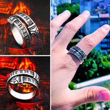 Norse Dragon Rune Ring