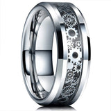 Modern Double Groove Rings