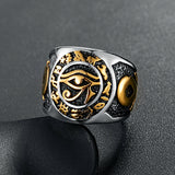 Ankh Eye of Horus Egyptian Rings