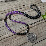 Quartz & Amethyst Mala Beads