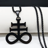 Satanic Cross Pendant Necklace – Occult Jewelry