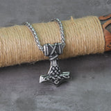 Thor's Hammer Mjolnir Pendant Necklace