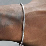 925 Sterling Thin Snake Chain Bracelet
