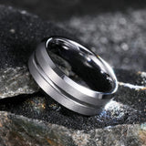 Classic 8mm Brushed Couples Ring