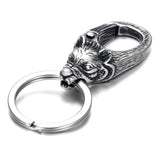 Wolf Lion Skull Raven Clasps Keychains