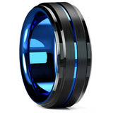 Modern Double Groove Rings