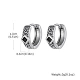 Norse Zircon Hoop Earrings