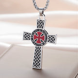 Knights Templar Cross Necklace – Holy Knight Crusader Pendant
