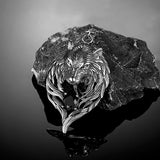 Fenrir Wolf Necklace – Stainless Steel Viking Pendant