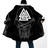 Viking Symbols Hooded Coats