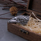 Red Black Eye Eagle Ring